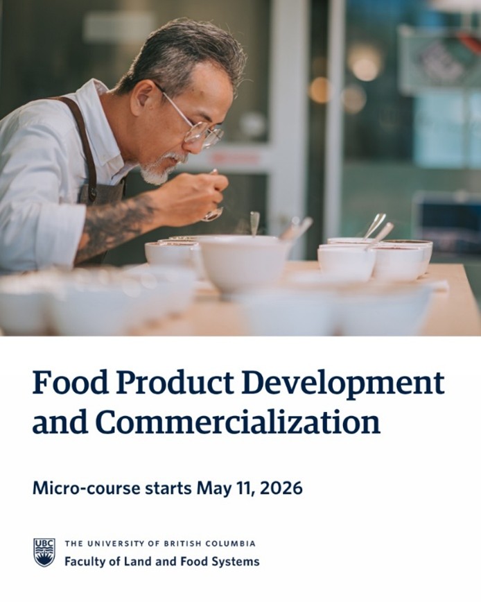 Program Certificate in Food Product Development First Course